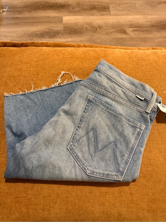 MOTHER Pants - MOTHER Light Blue Denim Jean Shorts